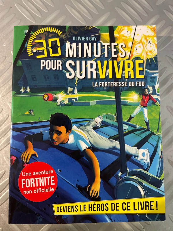 Livre 30 minutes pour survivre la forteresse du fou