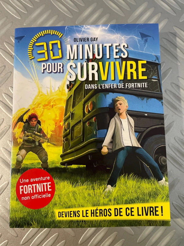 Livre 30 minutes pour survivre dans l’enfer de fortnite